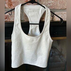 Beyond Yoga White Tank Top